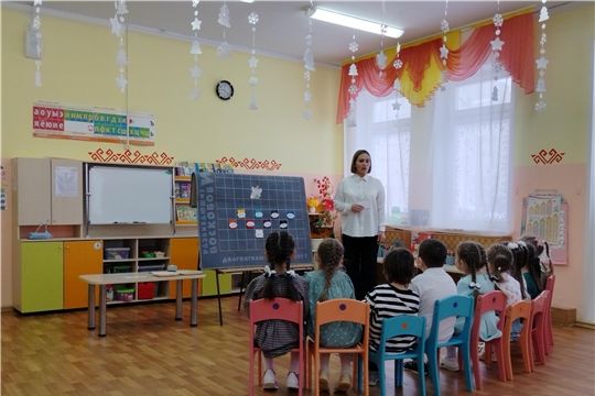 Участники муниципального этапа профессионального конкурса  «Воспитатель года Чувашии - 2026» провели педагогическое мероприятие с детьми