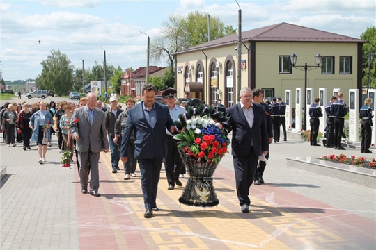 В Порецком округе почтили память всех, кто ковал победу на фронте и в тылу