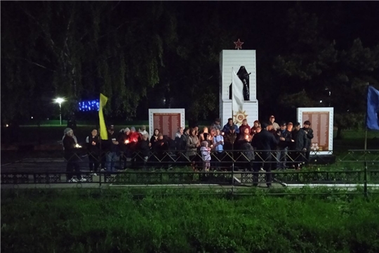 Акция «Свеча Памяти» состоялась в Старых Чукалах.