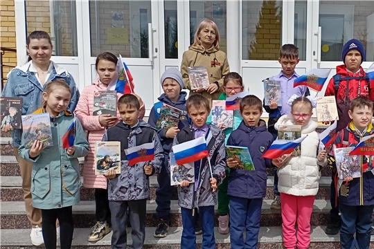 Юные читатели Торханской сельской библиотеки присоединились к республиканской молодежной патриотической акции «Книжный марш Победы»