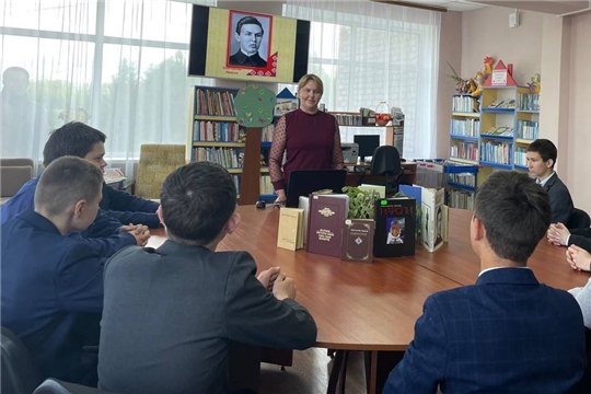                                                        Литературный час «Гений чувашской поэзии» в Туванской сельской библиотеке им. Г. И. Фёдорова