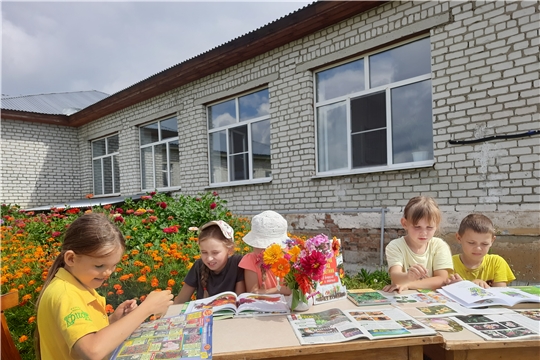 Познавательный час «Цветочная палитра лета» в Краснооктябрьской сельской библиотеке