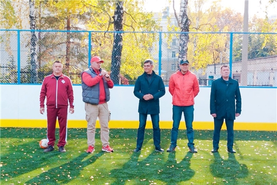 Новая спортивная площадка в городе Чебоксары!