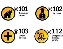 Телефоны экстренных служб