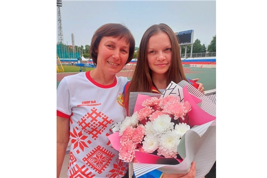  Сергеева Дарья, победительница в ходьбе на 10000 м Чемпионата и первенства ПФО по лёгкой атлетике